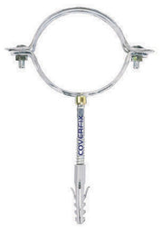 50pz collari x pluviali zincati tondi mm. 60 cod:ferx.24458