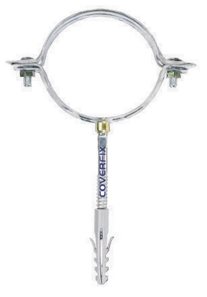 50pz collari x pluviali zincati tondi mm. 60 cod:ferx.24458