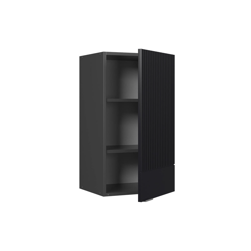 Pensile da cucina Fame-Line Nero rigato/Antracite 40 cm Vicco