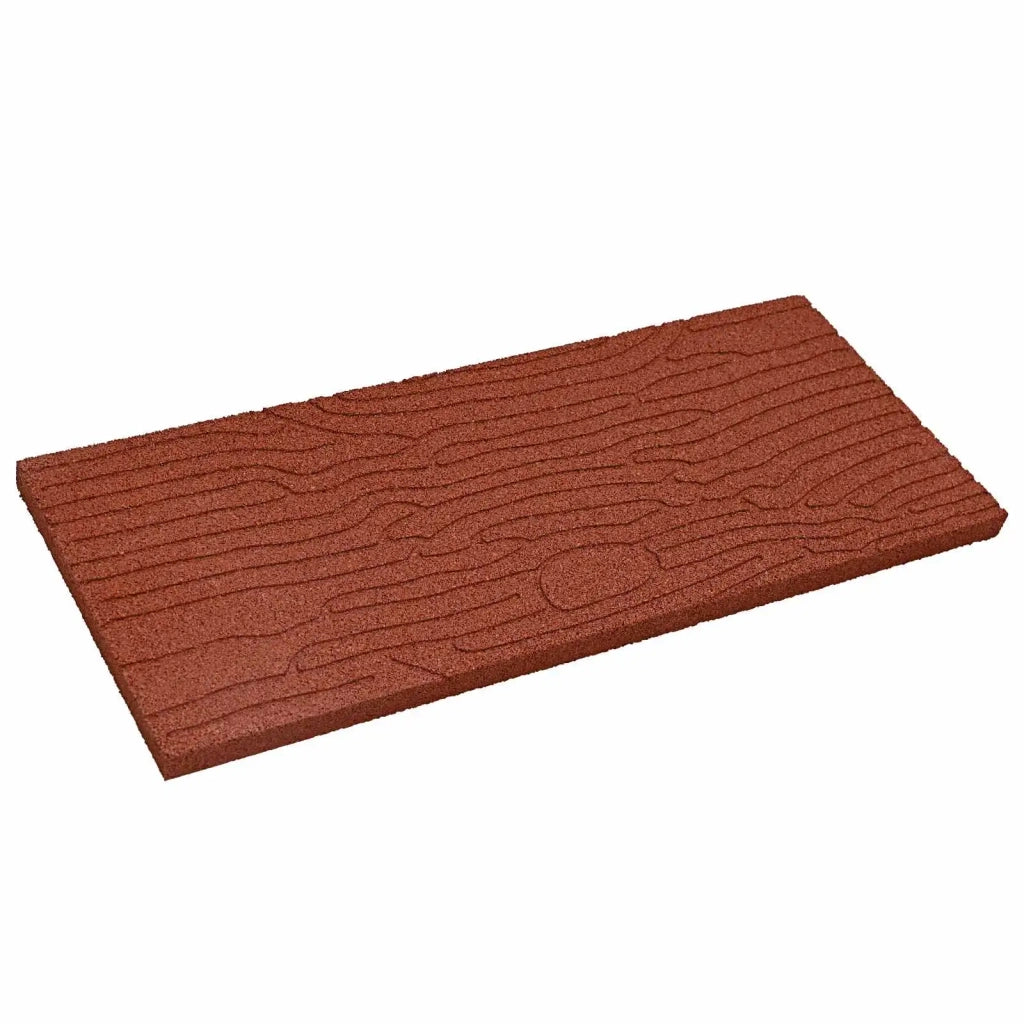 Pietra da Passo 6 pz Rosso 60,5 x 25 x 2 cm Gomma CFW5808358