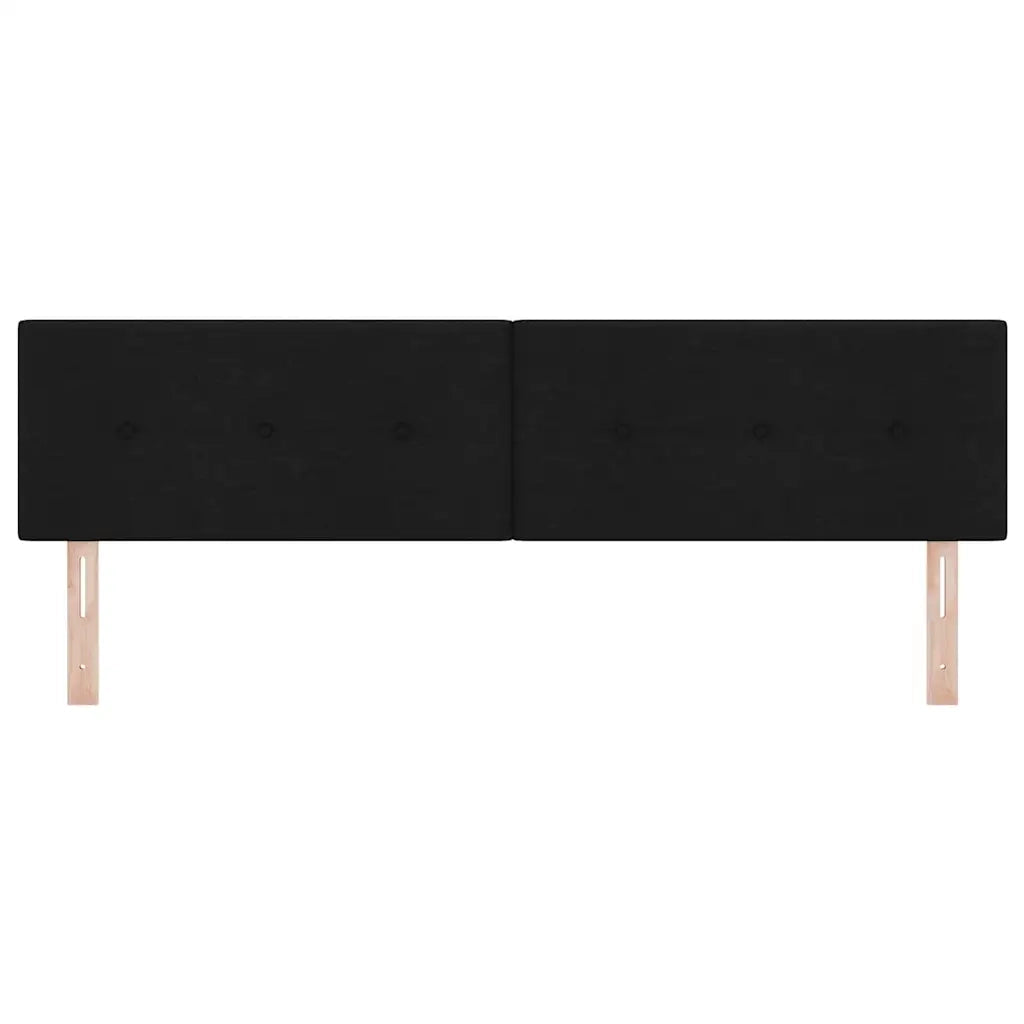 Testiera | Testata regolabile in altezza con Testiera | Testata Nero 180 cm Tessuto