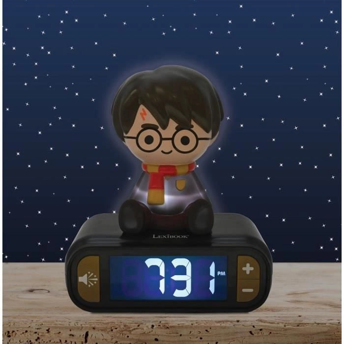 HARRY POTTER - Sveglia digitale - Luce notturna 3D ed effetti sonori