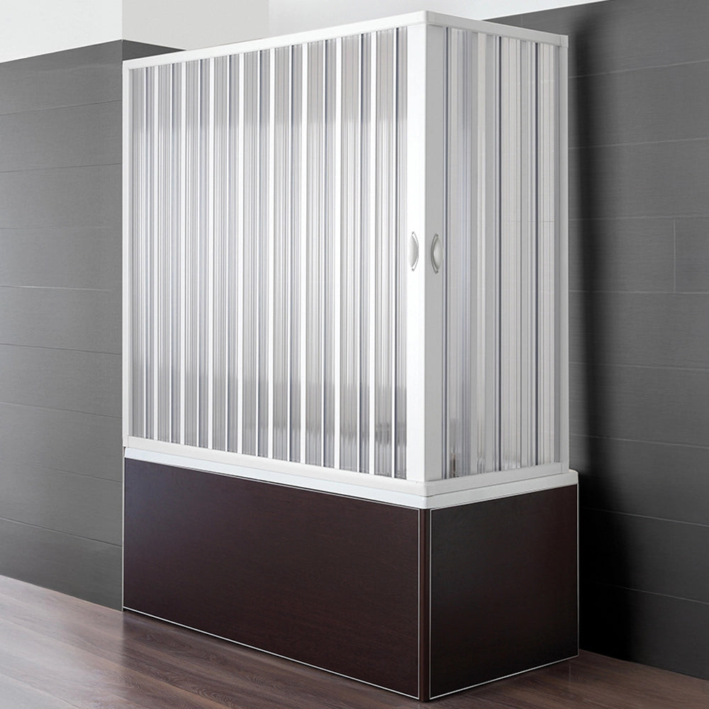 Box Vasca Soffietto 70x170cm in PVC Riducibile con Apertura Reversibile
