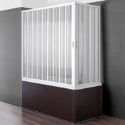 Box Vasca Soffietto 70x170cm in PVC Riducibile con Apertura Reversibile