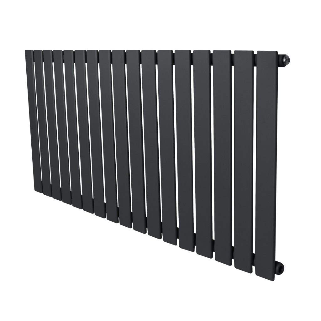 Radiatore Orizzontale Design Piatto Colonna Singola Antracite 600x1190 mm