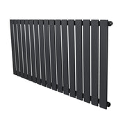 Radiatore Orizzontale Design Piatto Colonna Singola Antracite 600x1190 mm