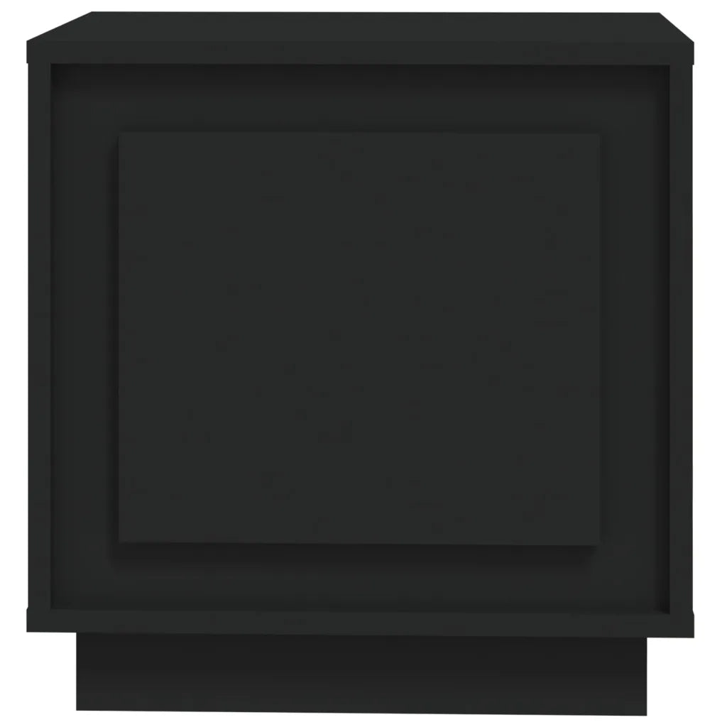 Comodini 2 pz Neri 44x35x45 cm in Legno Multistrato 819839