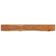 Piano Tavolo | Mensola Muro 140x20x3,8cm Rettangolare Legno Acacia Bordi Vivi