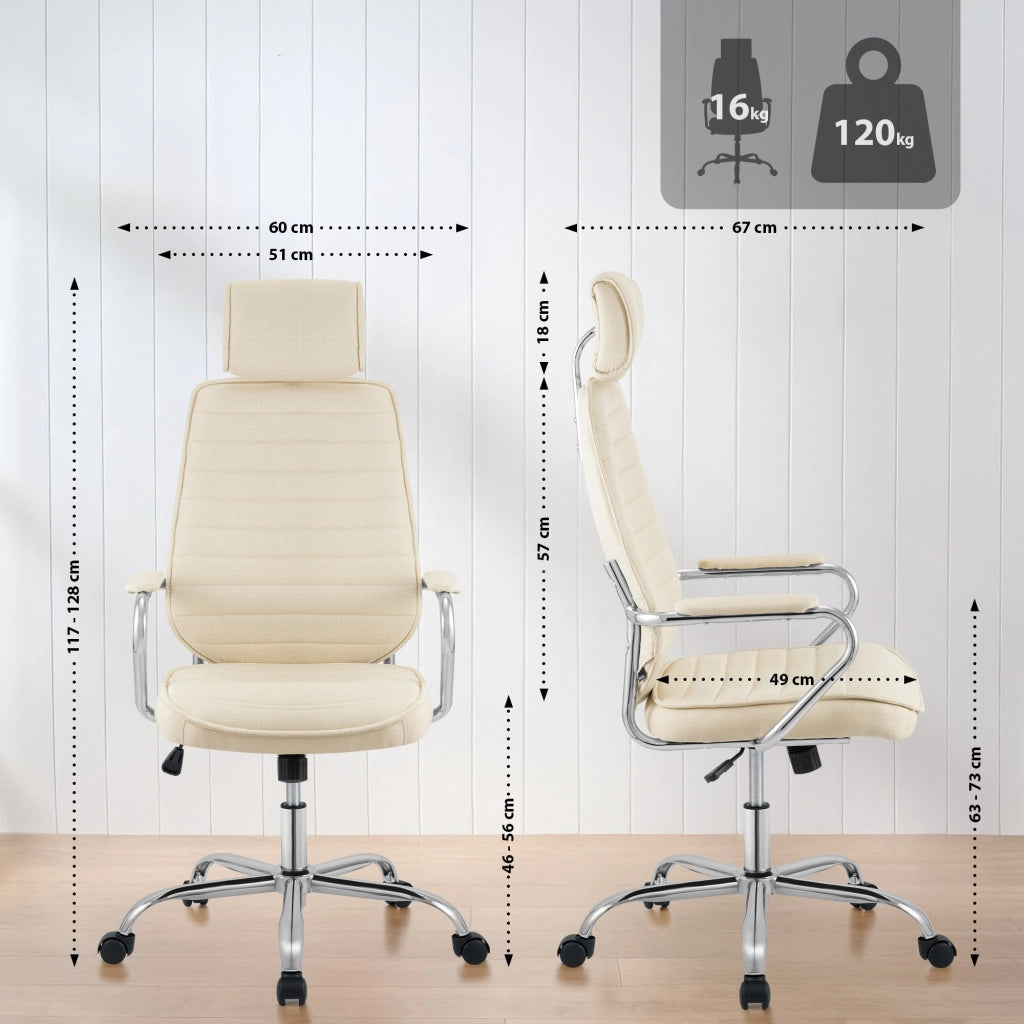 Sedia da ufficio in tessuto Rako 3