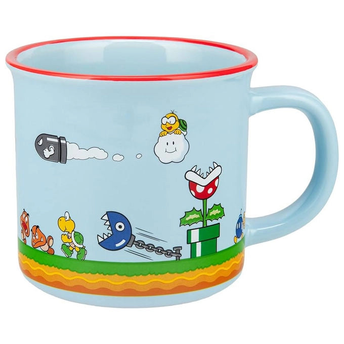 Paladone 15851 Super Mario Tazza in Ceramica con Design in Rilievo Question Block 385 ml