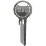 CHIAVE PIATTA YALE Y0101 ORIGINALE - OTTONE NICHELATO- 10 pezzi