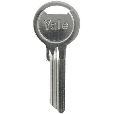 CHIAVE PIATTA YALE Y0101 ORIGINALE - OTTONE NICHELATO- 10 pezzi
