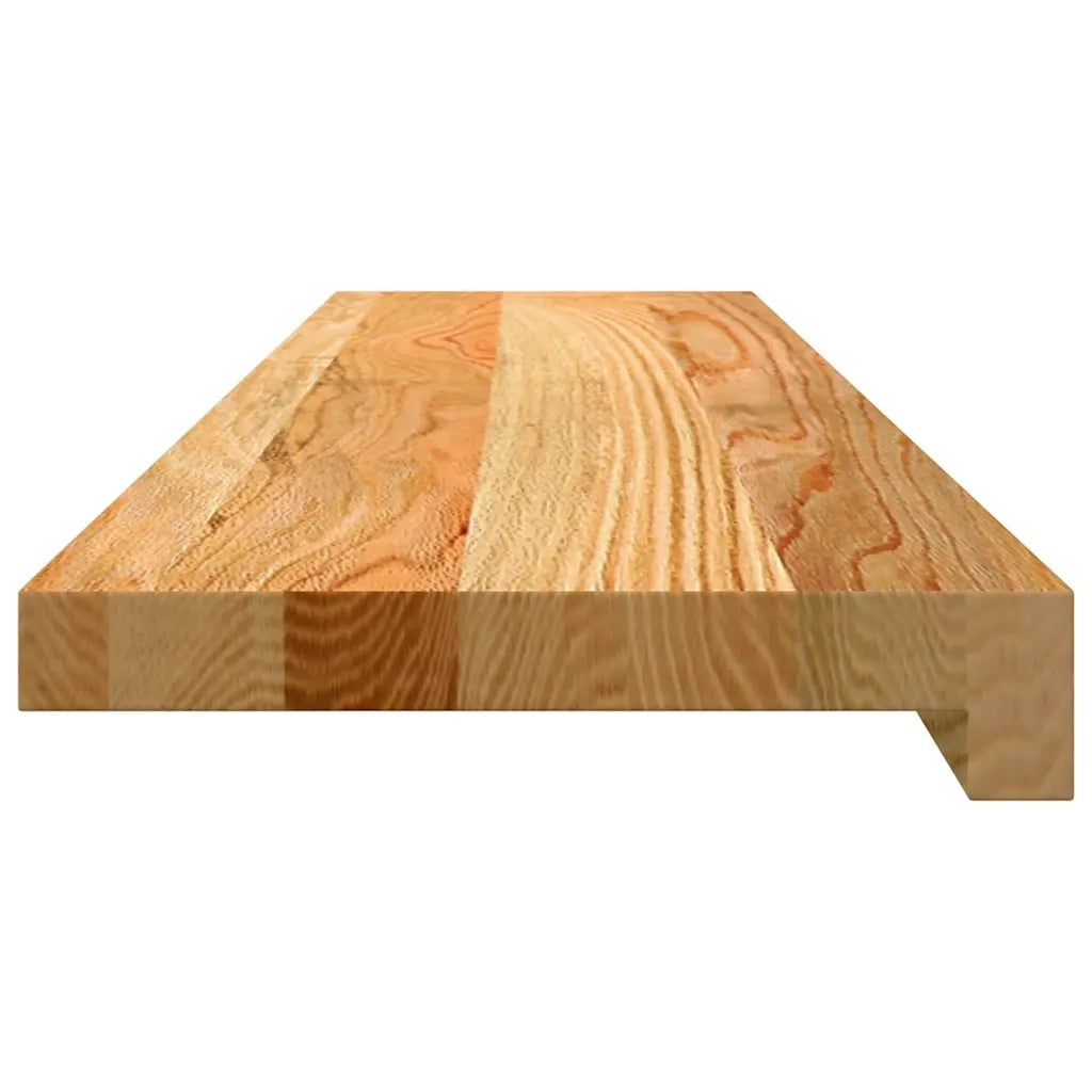 Davanzali 2 pz Marrone Chiaro 90x20x2 cm Legno Massello Rovere 4009135