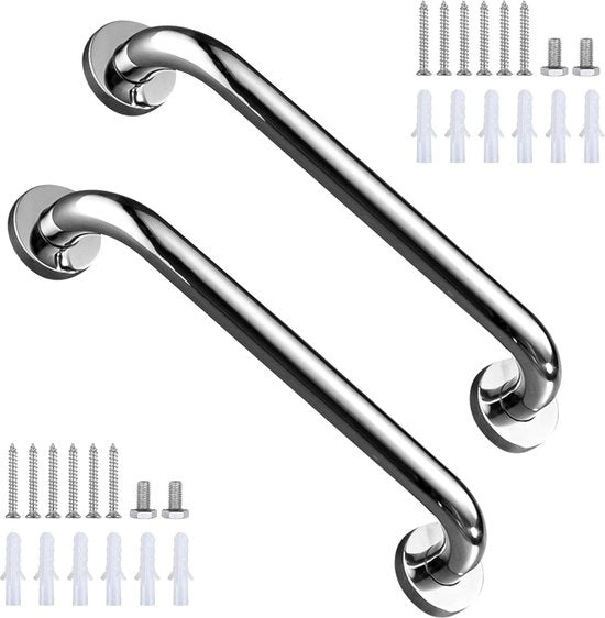 Manico di Acciaio Inossidabile per la Sicurezza nella Doccia - Maniglia Antiscivolo per la Sicurezza - Maniglia per la Sicurezza in Acciaio Inossidabile - 40cm