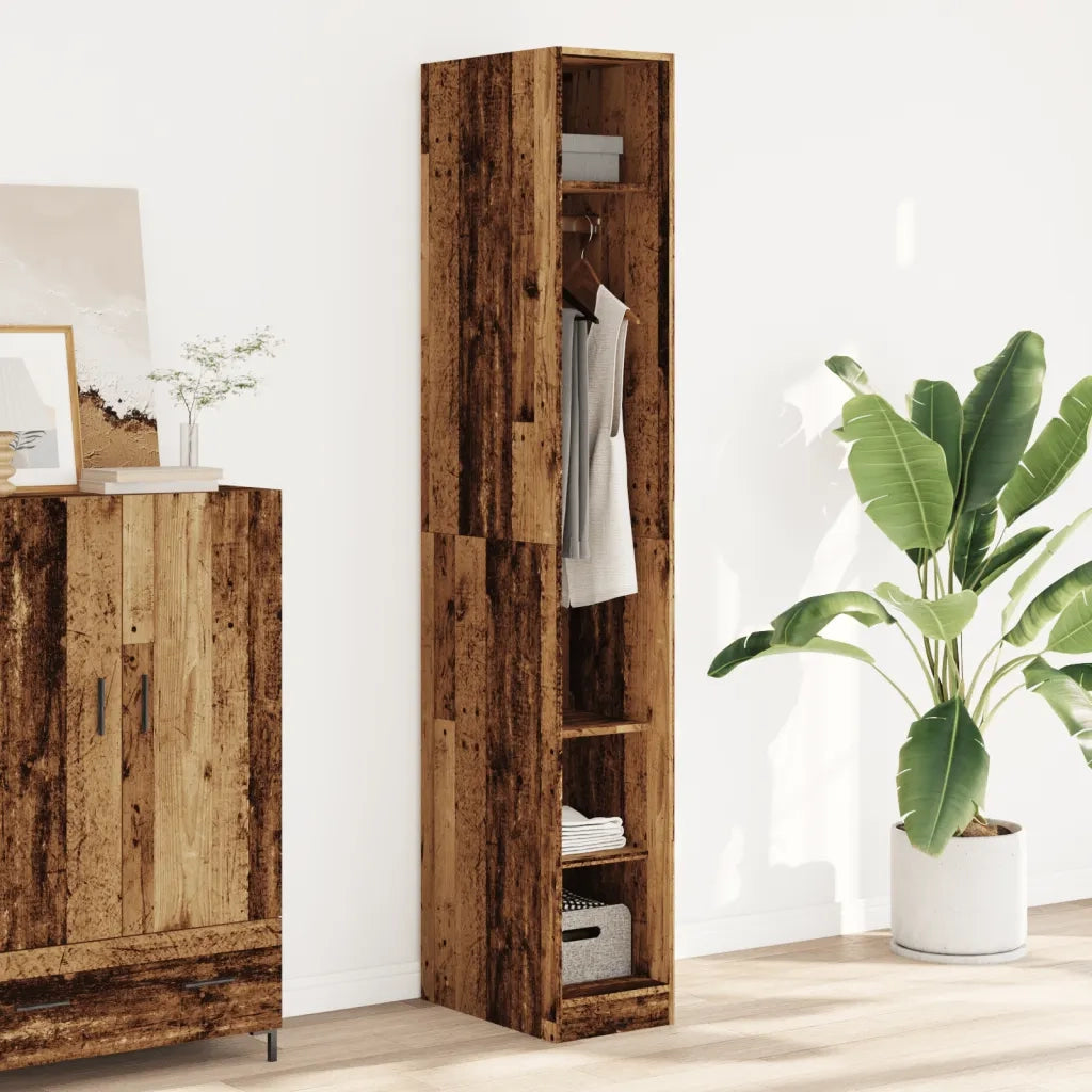 Armadio Legno Antico 30x50x200 cm in Legno Multistrato CFW3157287