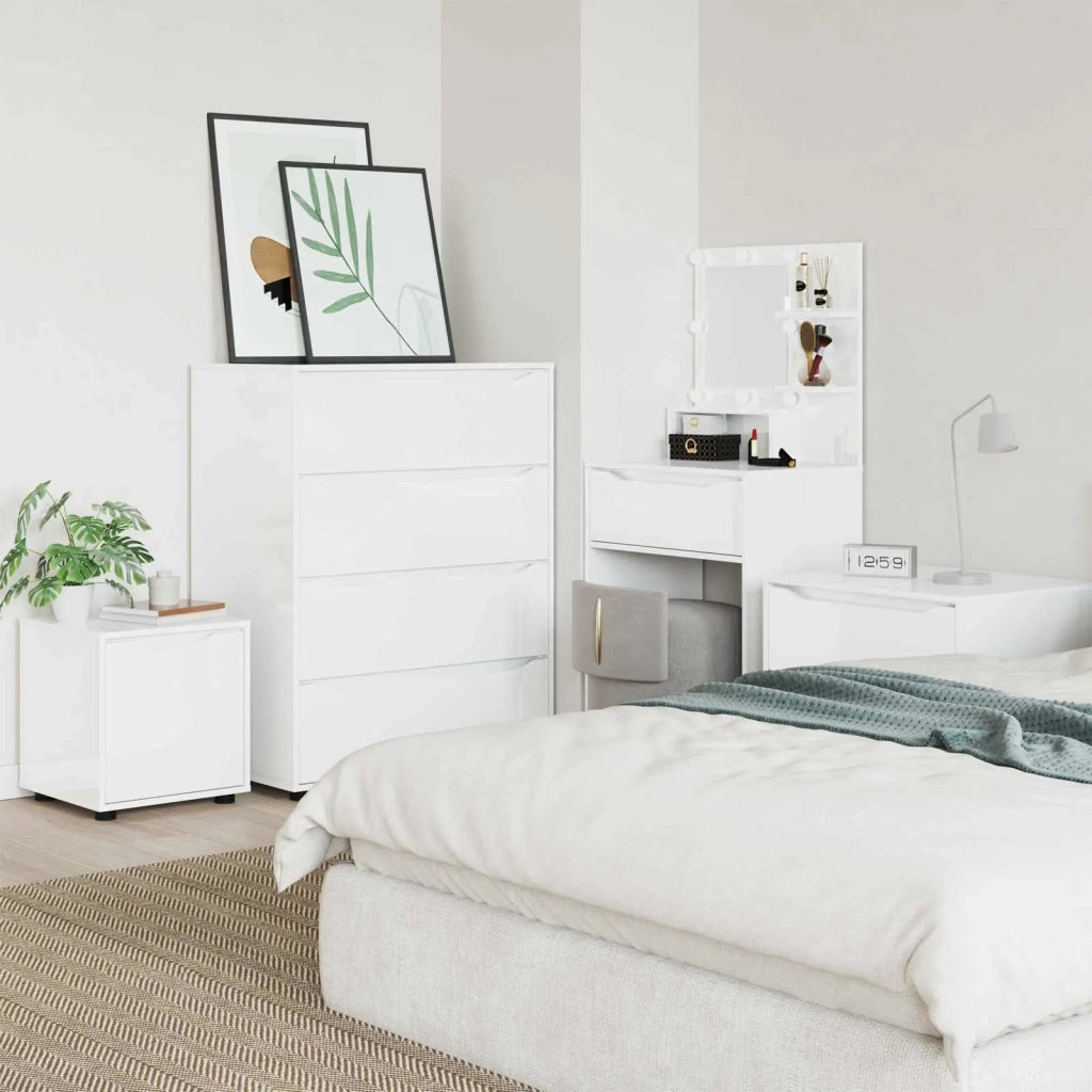 Mobile da Bagno Bianco Lucido 40,5 x 40 x 44 cm 888951