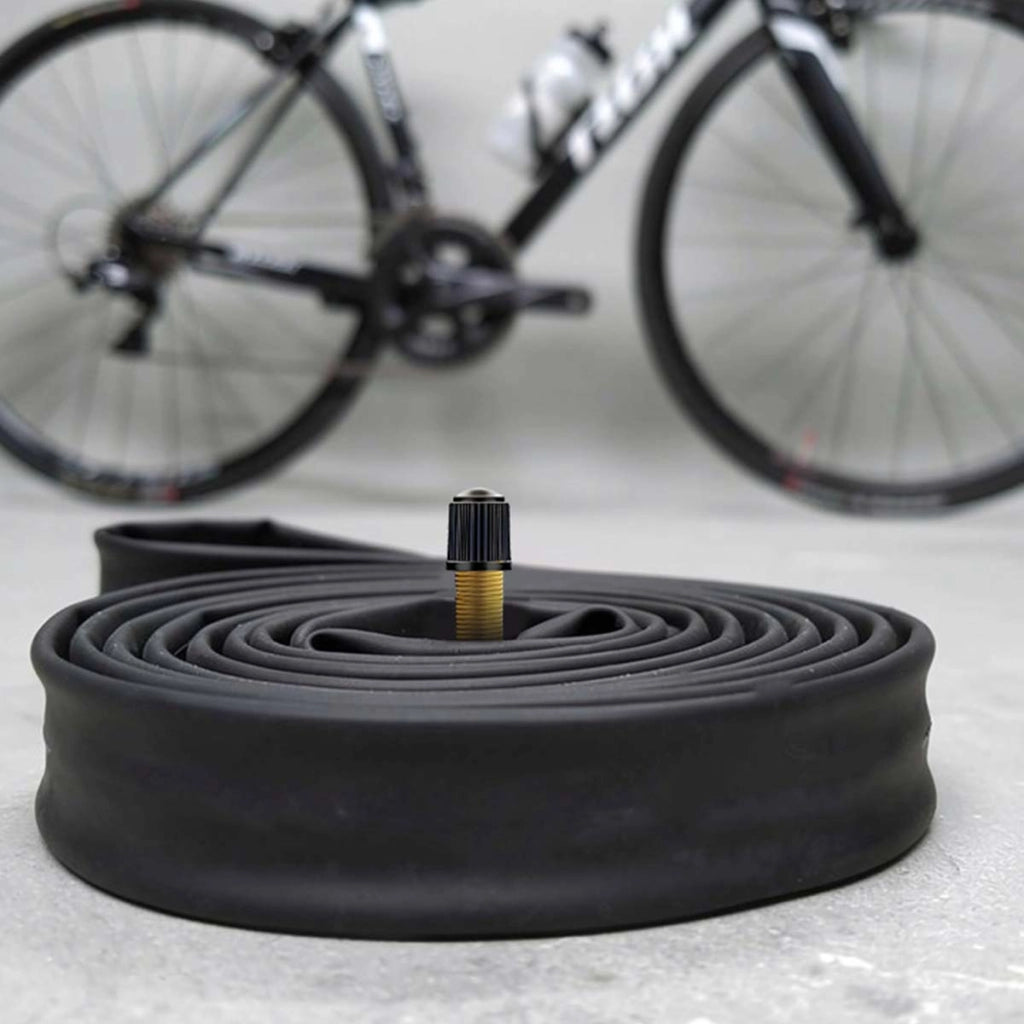 Camera d'aria 700×28C per bicicletta in gomma Resistente Nero Avizar