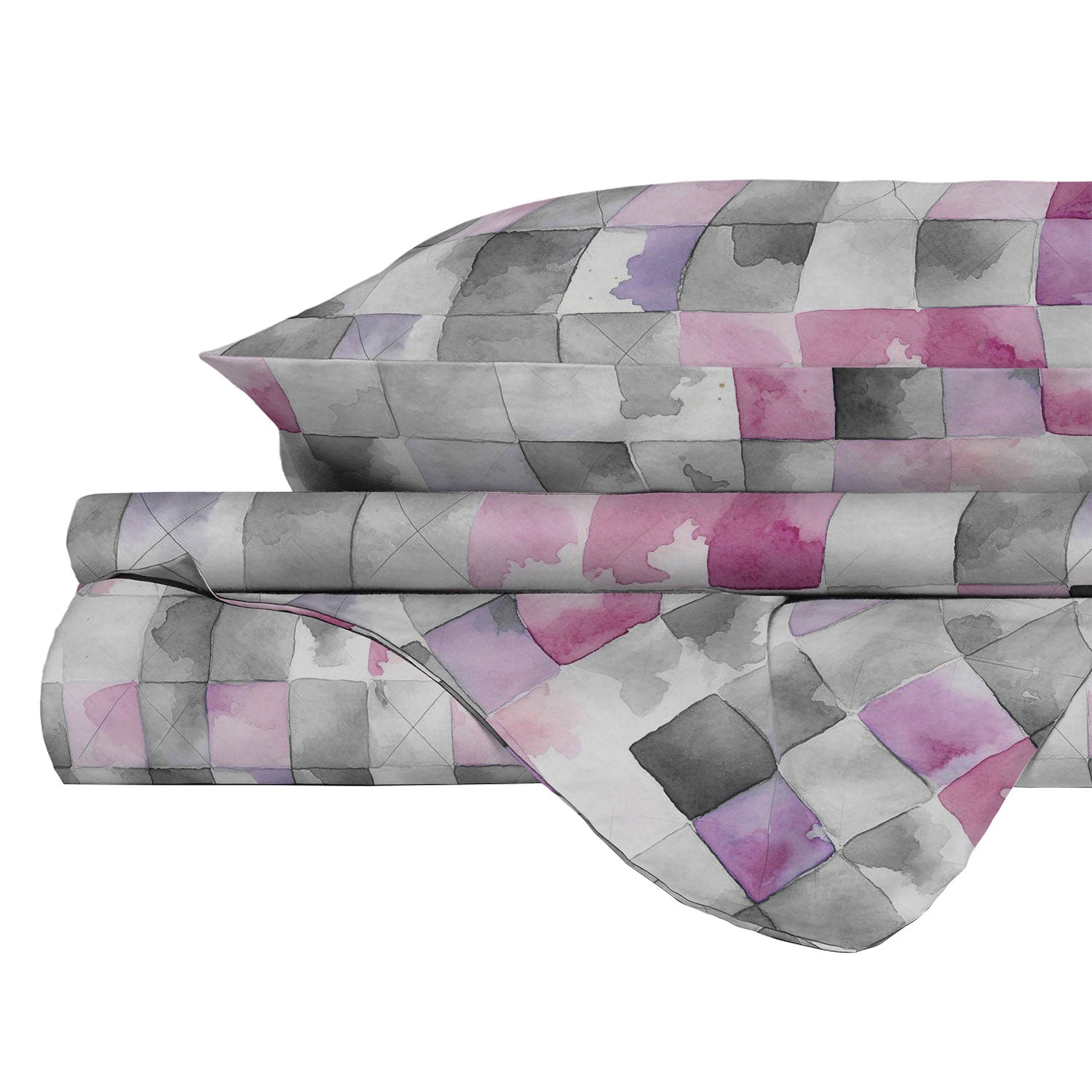 Copripiumino Matrimoniale con Stampa sul Sacco e Federe Linea River Ili