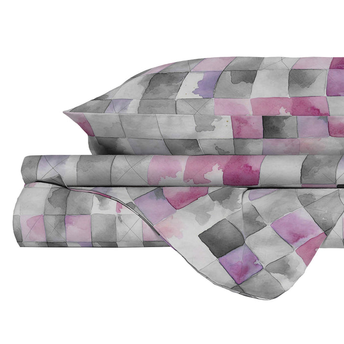 Copripiumino Matrimoniale con Stampa sul Sacco e Federe Linea River Ili