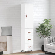 Credenza Bianca 34,5x34x180 cm in Legno Multistrato 3198825