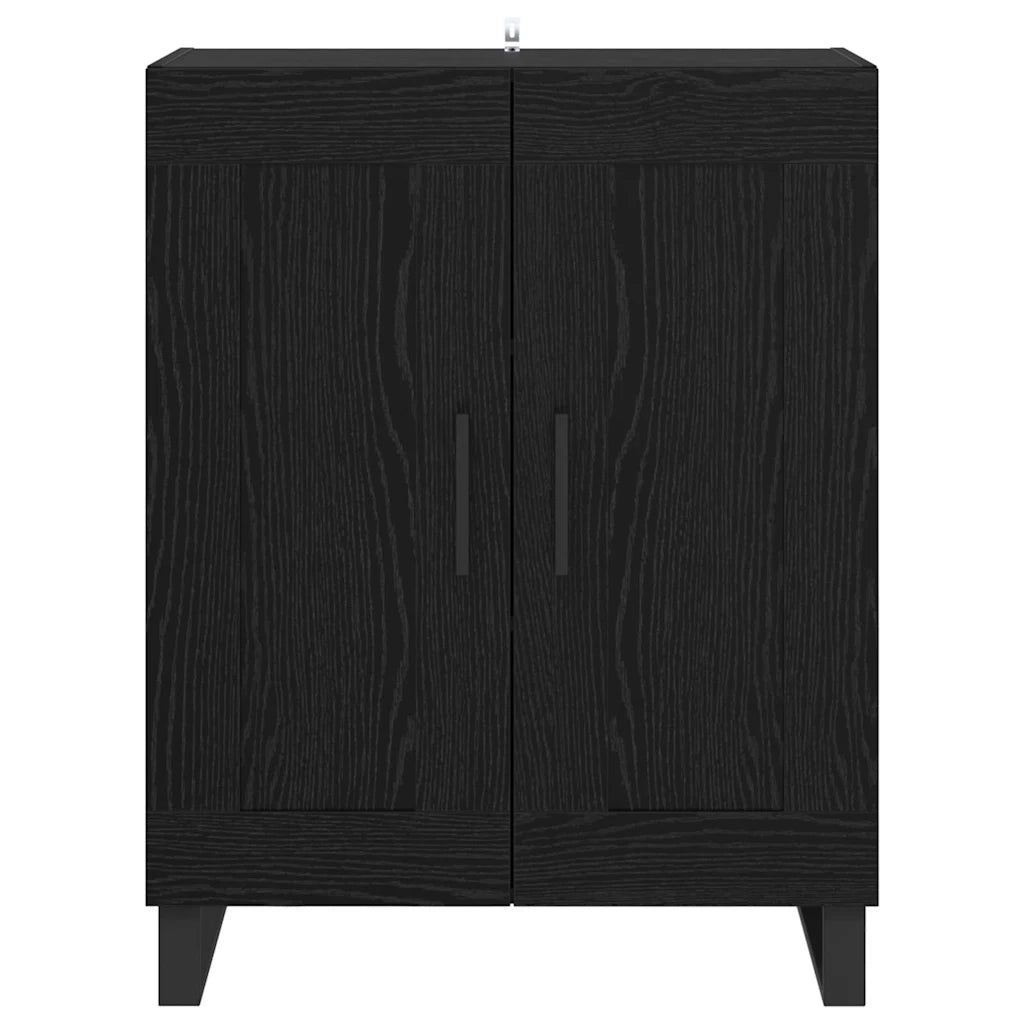 Credenza Rovere Nero 69,5 x 34 x 90 cm 881611
