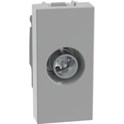 Presa TV coassiale passante terminale Bticino MatixGO 1 modulo grigia JG4202P10
