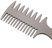 Kam per Capelli Antiscivolo - Lame Ammortizzate - Leggero - Spazzola per Parrucchieri Professionale - Materiale ABS di Alta Qualità - Utilizzo Duraturo - Spazzola a Denti Larghi