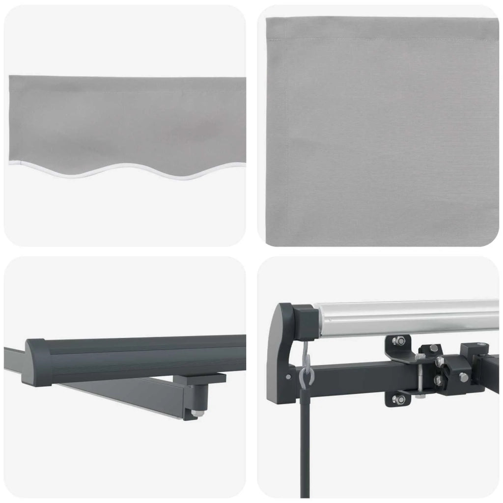 Tenda Retrattile Grigio chiaro 600 ×350 cm Tessuto 3331770