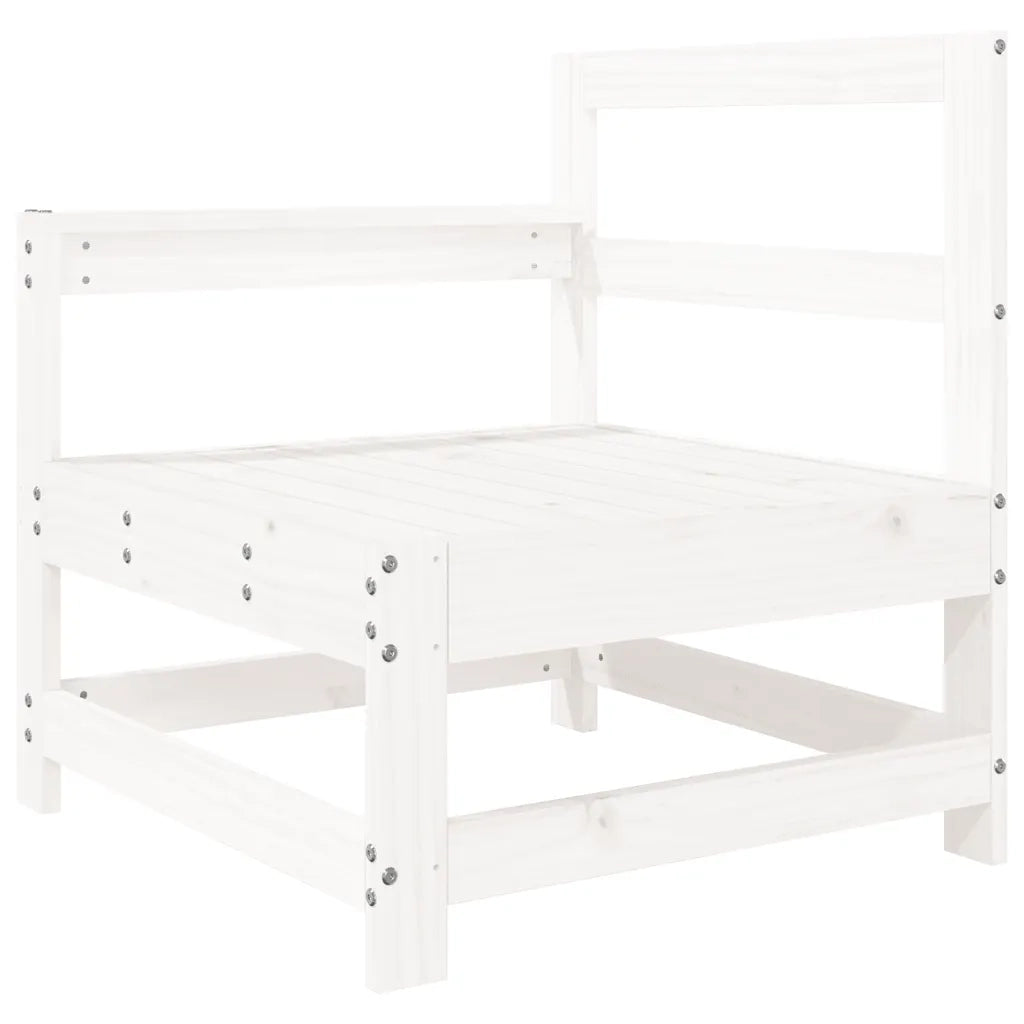 Sedia da Giardino con Cuscini in Legno Massello di Pino CFW5703628