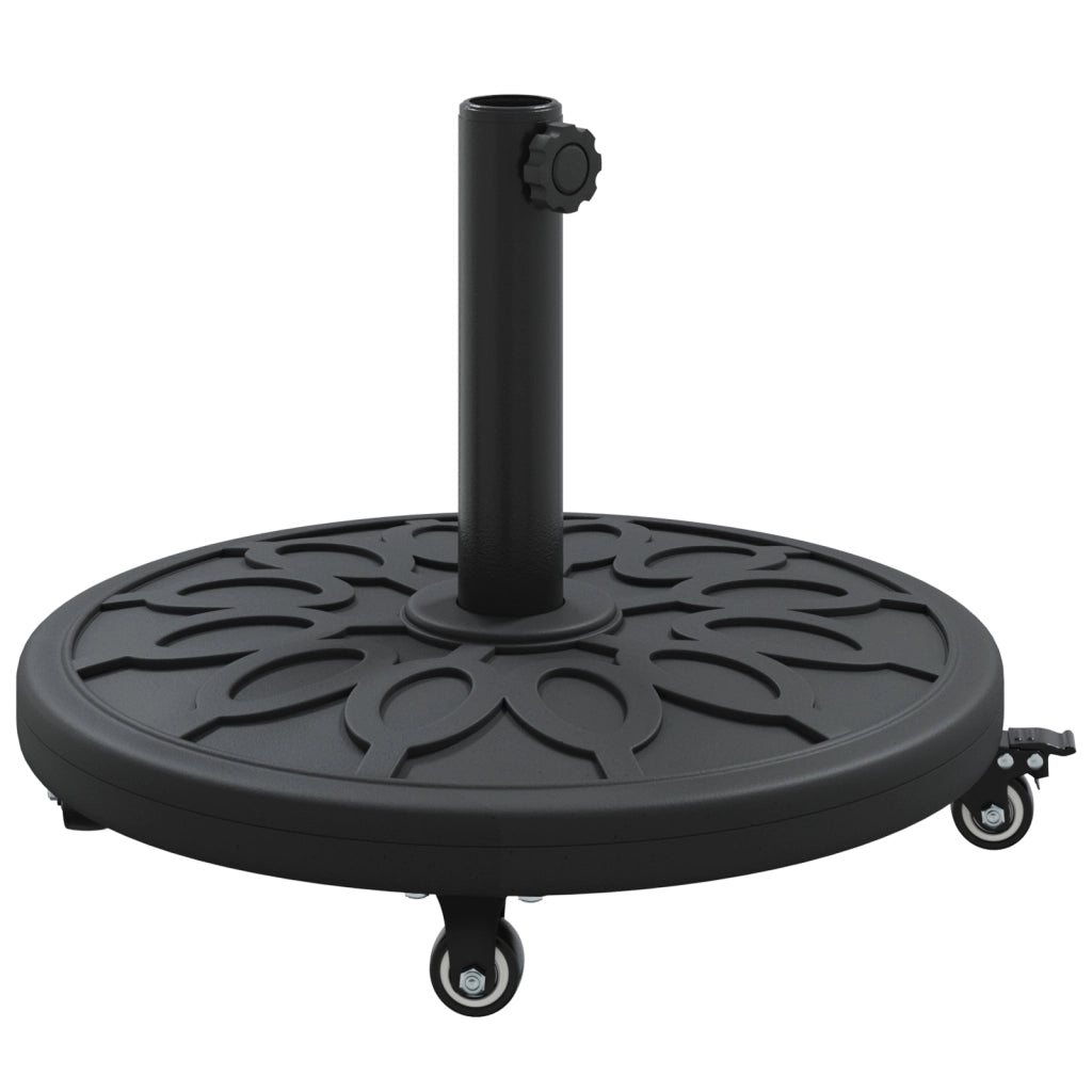 Base per Parasol  con Ruote per Poli Ã˜38-48 mm 13 kg Rotonda