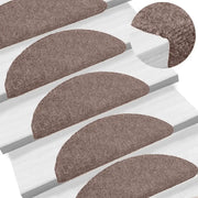 Tappetini Autoadesivi per Scale 15 pz 65x21x4 cm Marronecod mxl 97394