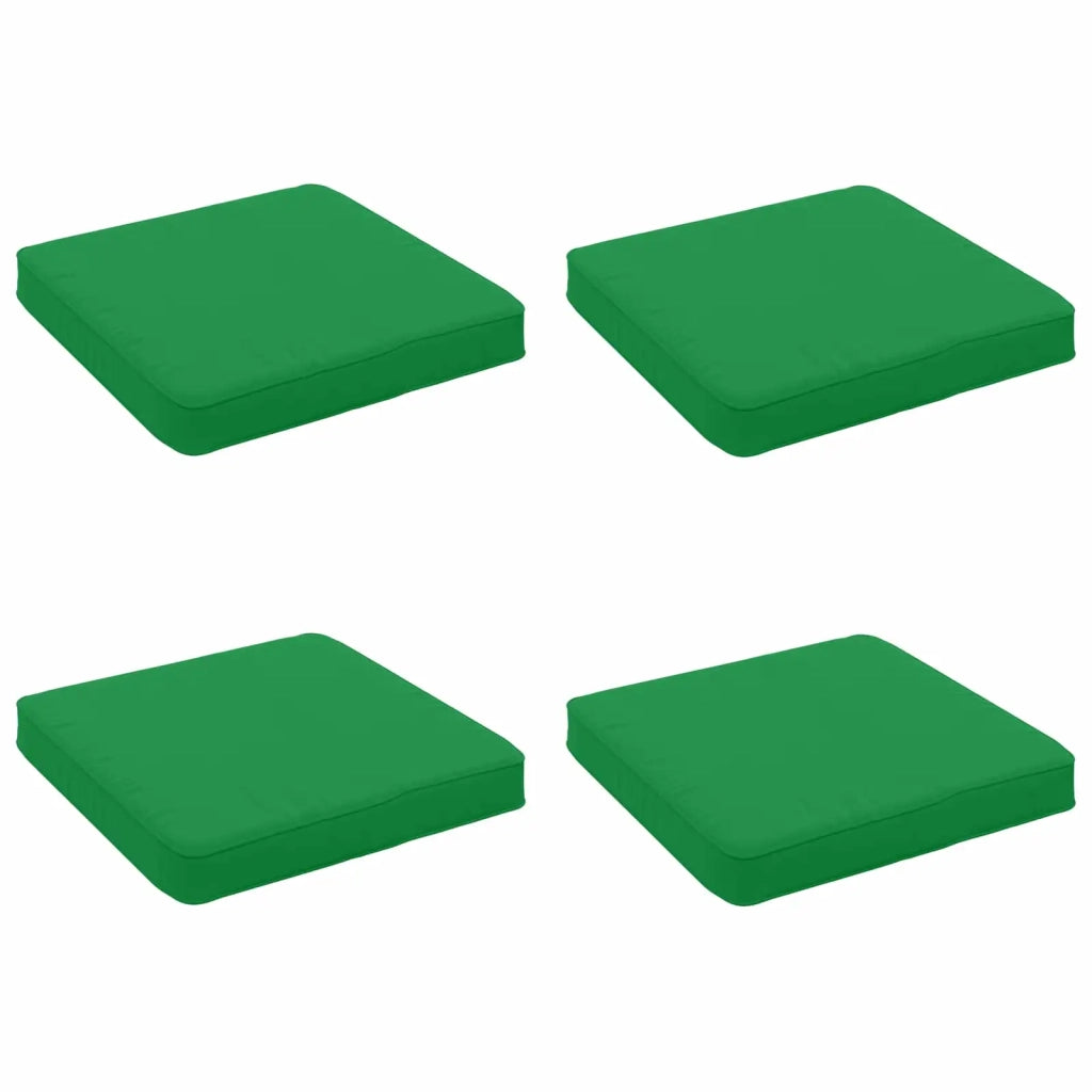 Cuscini per Sedia in 4 Pezzi VUGHT 4 pcs 100% Poliestere Verde 946287