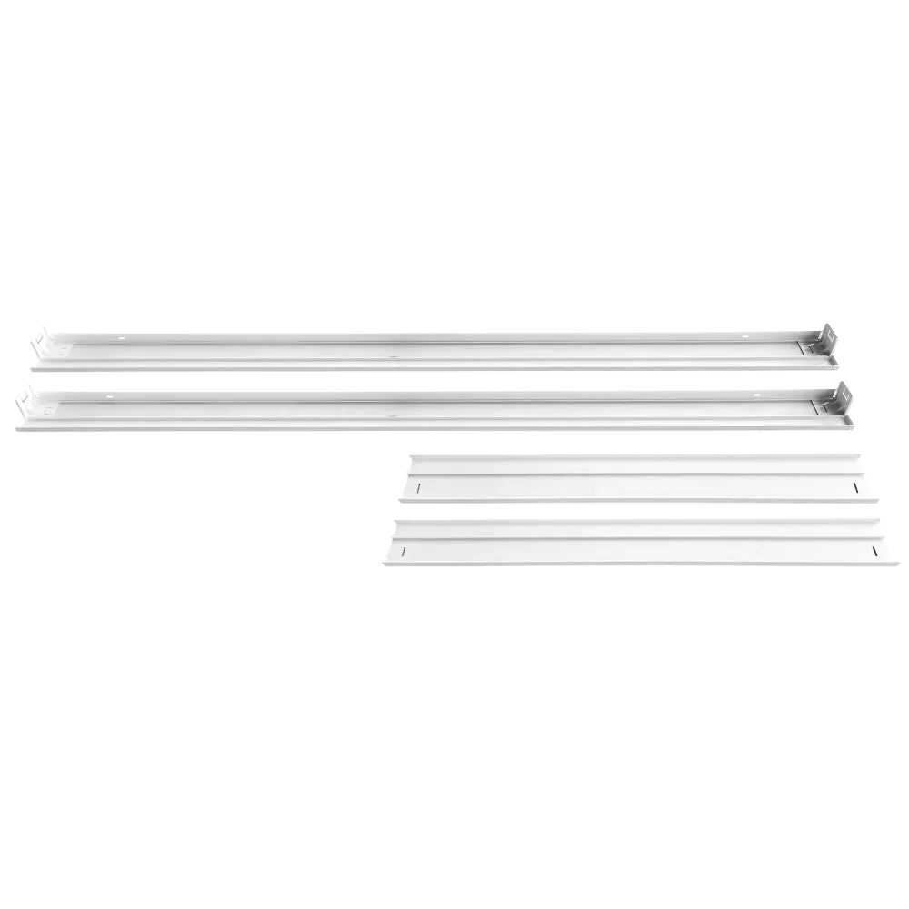 Cornice bianca a soffitto in alluminio per pannello LED 120x60