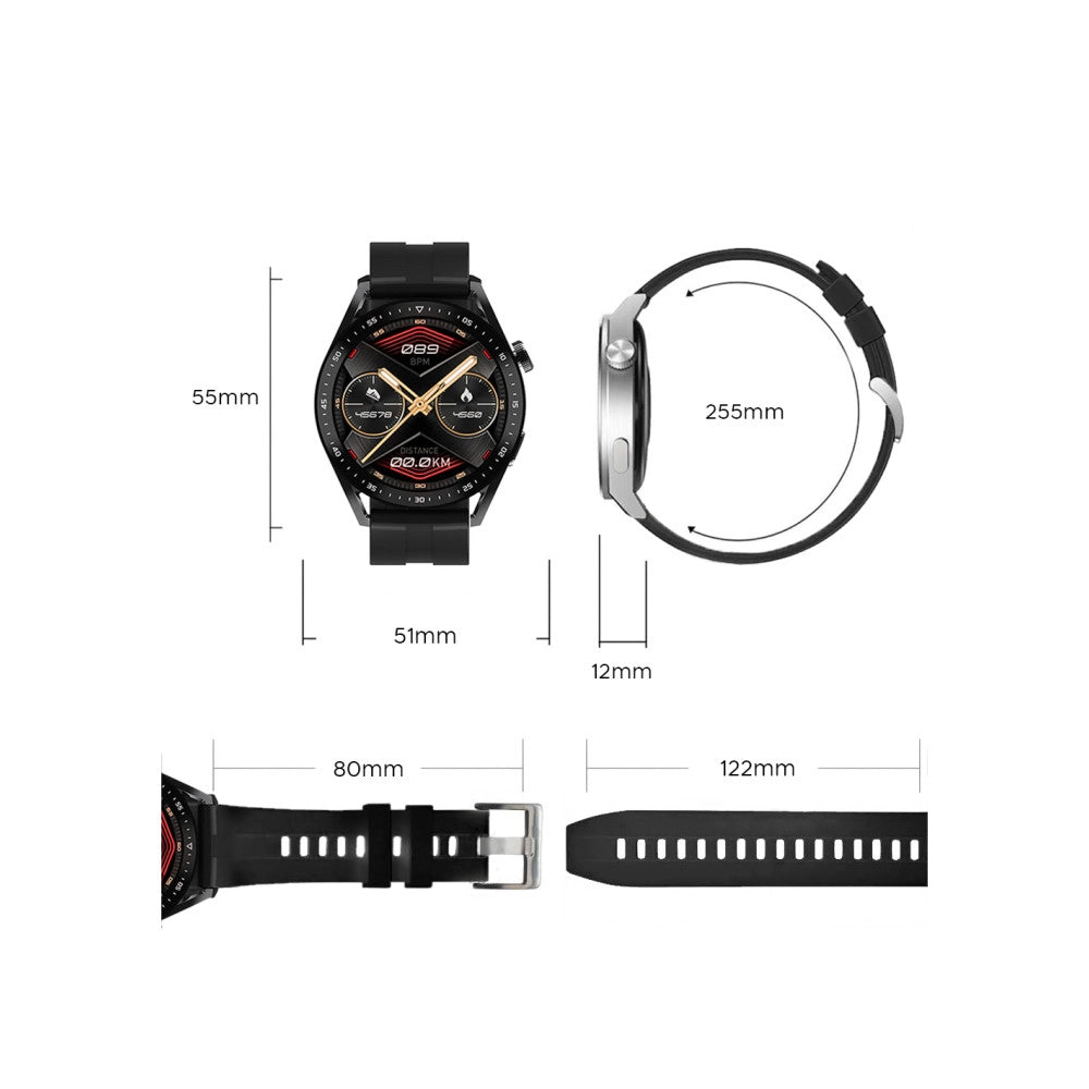 Trade Shop - Smartwatch Hw23 Pro Per Ios E Android Bluetooth Touch Sport Fitness Salute Uomo -