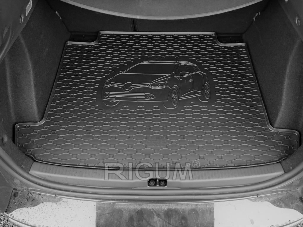 153B-428117 - Tappeto gomma baule - Renault Clio 4 Grandtour dal 2013, posizione baule superiore e inferiore