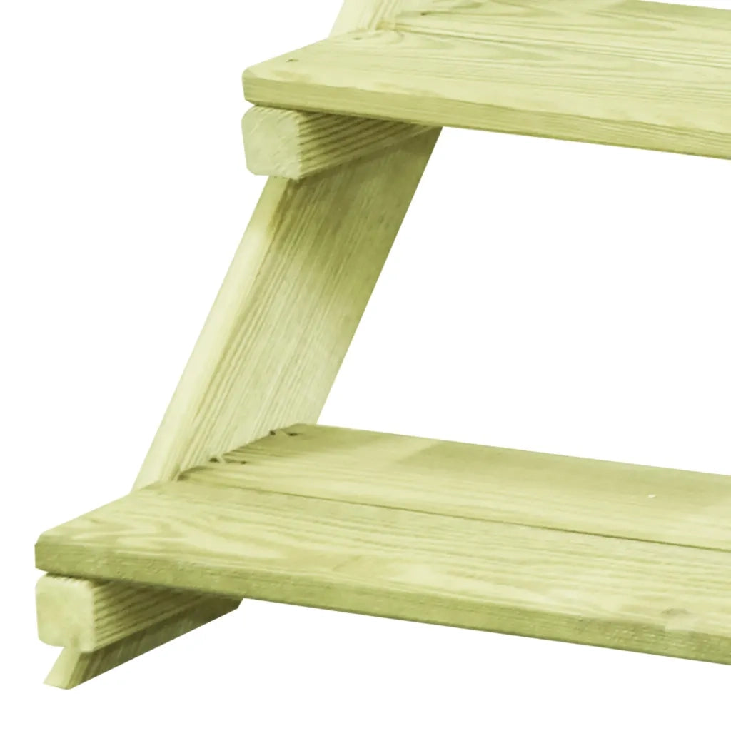 Piedistallo per piante | Sostegno per piante 80x80x80 cm Legno di Pino Impregnato