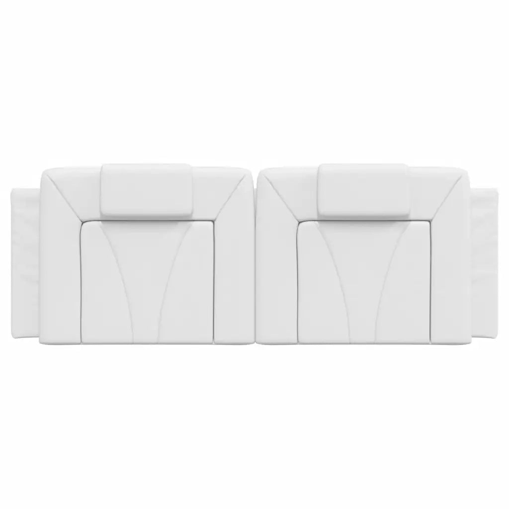 Cuscino Testiera Viana Bianco 140 cm in Similpelle CFW6762984