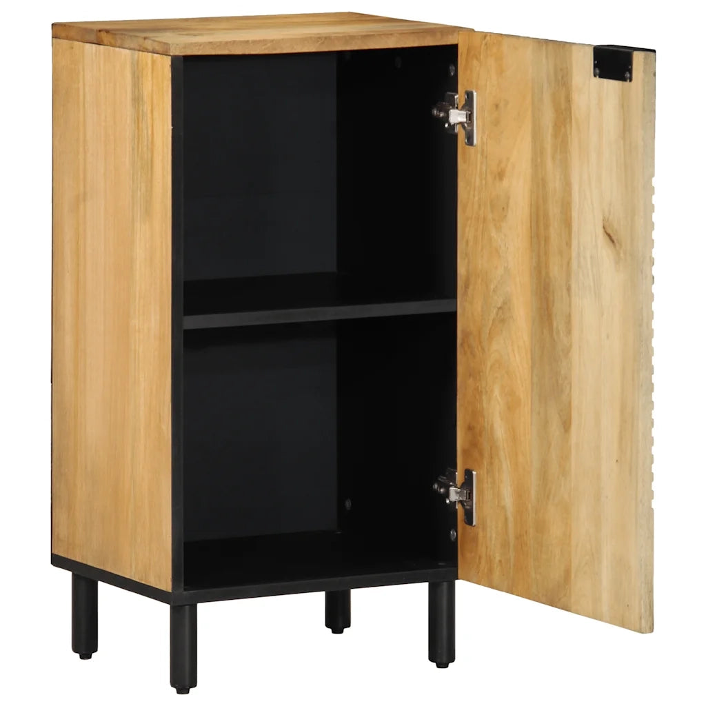 Credenza Marrone 40x33x75 cm in Legno Massello di Mango 4017744