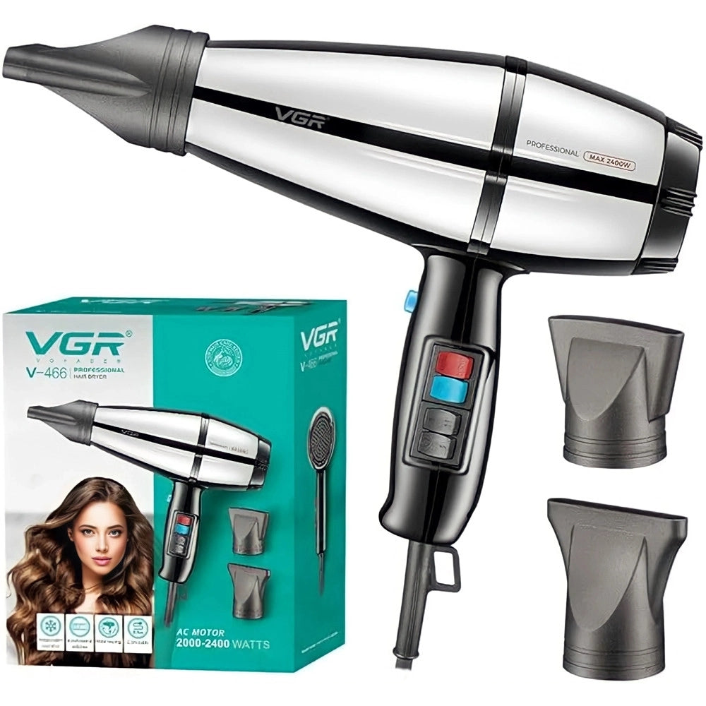 Trade Shop - Asciugacapelli Professionale Vgr V-466 2400w Ionico Parrucchiere Shop -