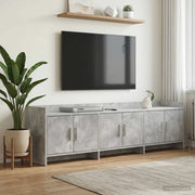 Mobile TV 168 x 33 x 47 cm Grigio Cemento Legno ingegnerizzato 8011206