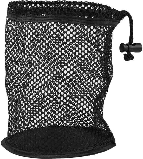 Portatile per palline da golf - Ossidiana per 50 palline - Design a doppia rete - Materiale nylon - Peso leggero - Prodotto sostenibile