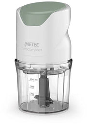 Imetec tritacompact tritatutto, lame in acciaio inox, capienza contenitore 400 ml, funzionamento a pressione, compatto, 350 w - 7473