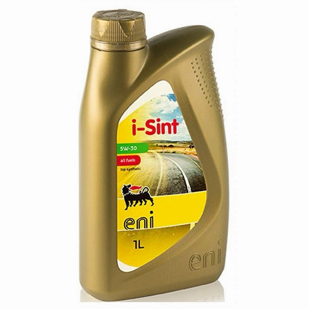 Trade Shop - Olio Lubrificante Motore Auto I-sint Eni/5w-30 1 Litro Con Formula Top Synthetic -
