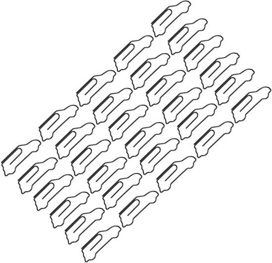 Clip per carta automatico - Clip per carta grande - 30 pezzi - Clip per organizzatore - Decorazione artigianale - Uso ufficio/casa - Attrezzature ufficio