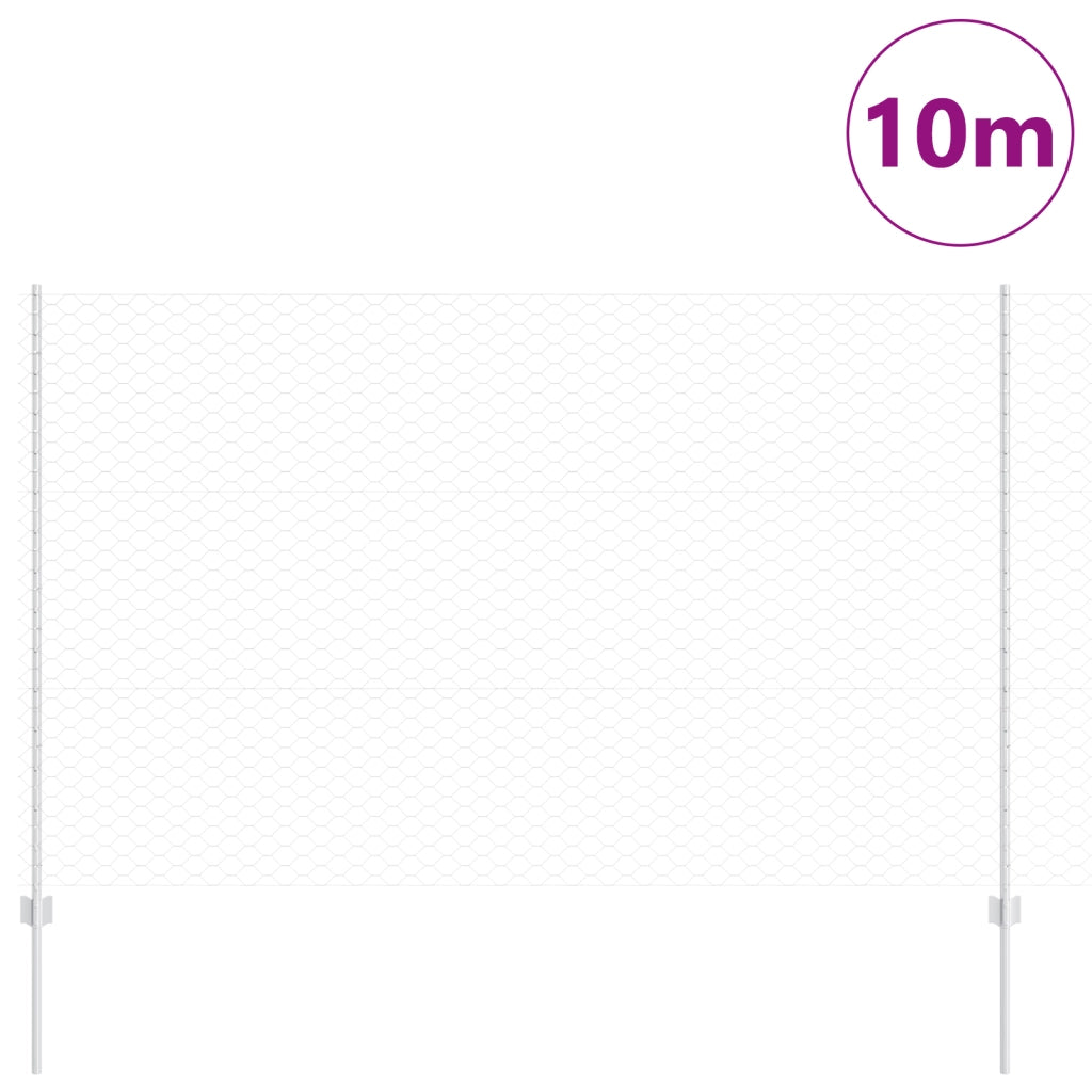 Posti per Recinzione  10 pz U-Channel 150 cm Acciaio Zincato