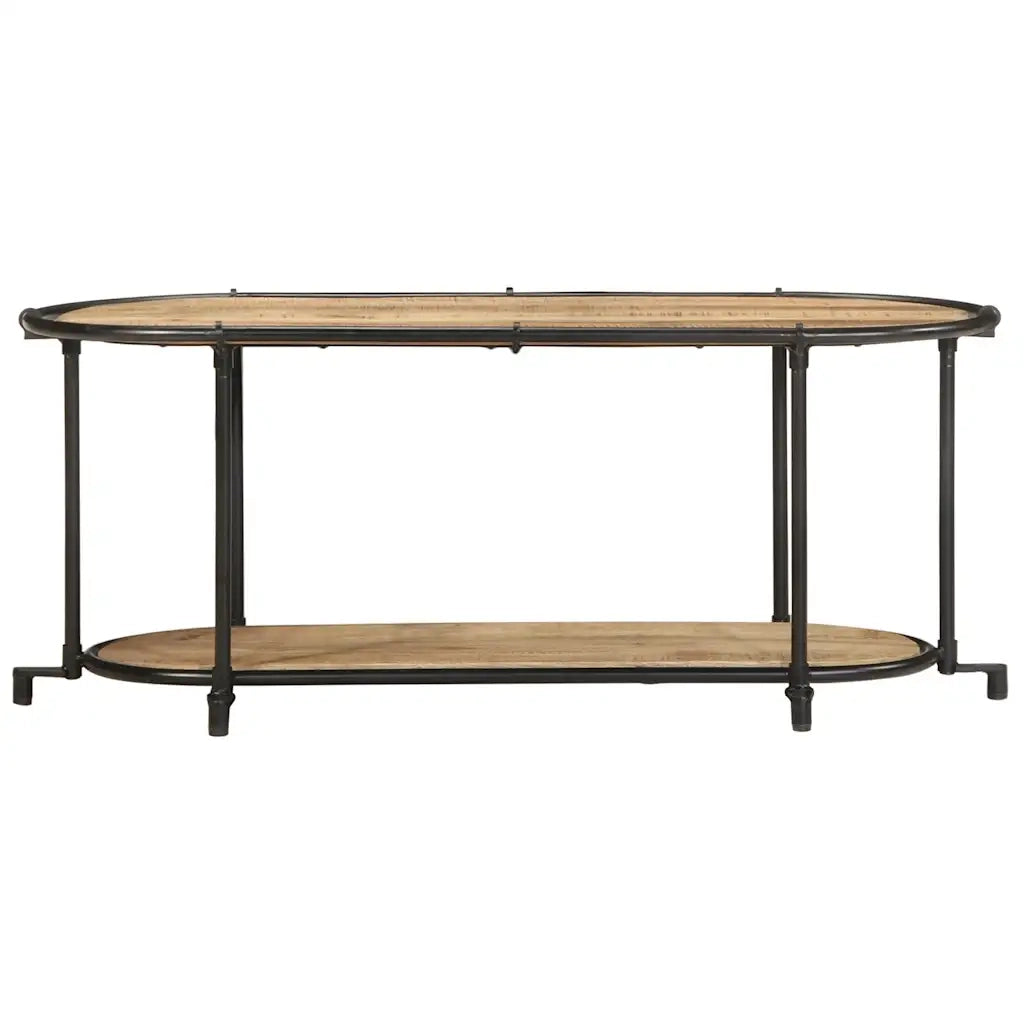 Mobile Porta TV 100x42x40 cm in Massello di Mango Grezzo