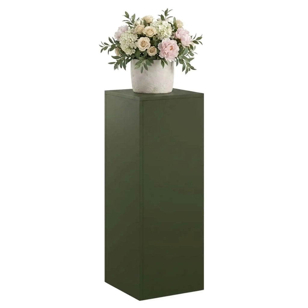 Supporto per piante Verde Oliva 30 x 30 x 80 cm Acciaio Corten 8012494