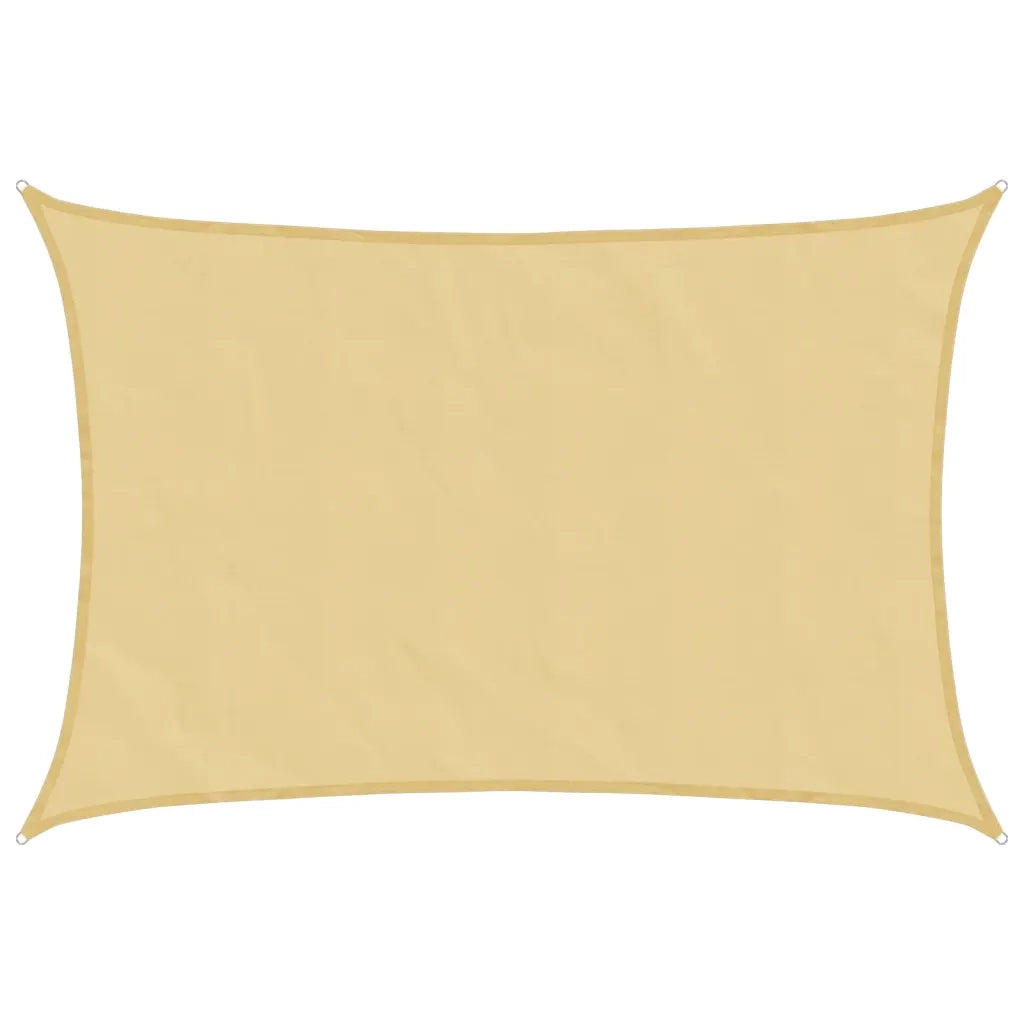 Vela Parasole | Telo Ombra | Vela da ombra Sabbia 4,5x3,5 m 100% Poliestere Oxford