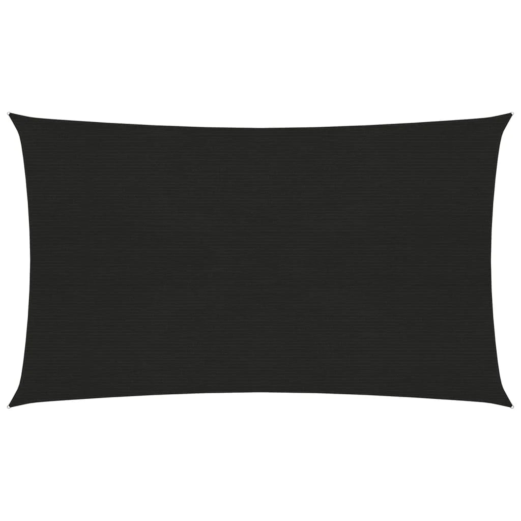 Telo parasole 160 g/m² nero 4 x 7 m HDPE 02_0009217