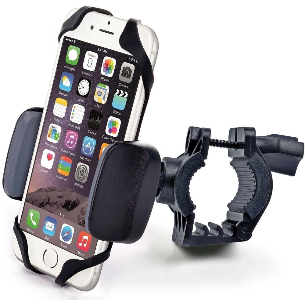 Trade Shop - Porta Cellulare Supporto Per Bici Bicicletta Moto Smartphone Custodia Max 5,7" -